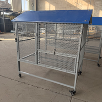 Cage à poules pondeuses galvanisée anti-corrosion avec alimentation automatique pour l'élevage commercial de volailles et la gestion de l'élevage de poules pondeuses