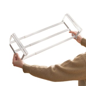 Extendable <b>Space</b> <b>Saving</b> <b>Shoe</b> Rack Wall Mount Double Layer <b>Storage</b> For <b>Shoes</b> - Product Image 3