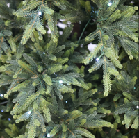 Vente en gros d'usine, arbre de Noël artificiel extérieur de grande taille en PVC/PE moderne, personnalisé, de haute qualité, avec lumières LED