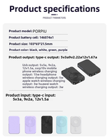 2025 sans fil 10000mAh Power Bank LED nouveau Design support de téléphone intégré PD 22.5w charge rapide banques d'alimentation en alliage d'aluminium