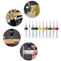 Jeu de forets à queue droite RUIMENG pour circuits imprimés, à rainures spirales, en acier au carbure, finition 0,3 mm - 1,2 mm, pour gravure CNC de bijoux