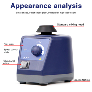 Mezclador de vórtice mini velocidad variable digital instrumento de laboratorio al por mayor barato - Product Image 2