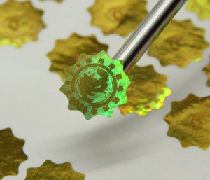 Tự dính <span class=keywords><strong>Hologram</strong></span> Sticker an ninh ba chiều nhãn Ani-Hàng giả Sticker - Product Image 1