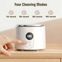 Nettoyeur dentaire ultrasonique portable électrique 200 ml, 28 W, 48 kHz, avec minuterie numérique