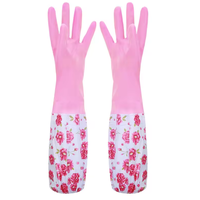 Gants de vaisselle blanchisserie caoutchouc pvc cuisine gants de nettoyage