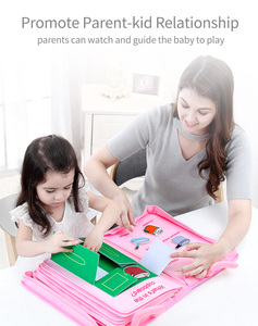 หนังสือผ้าเนื้อนุ่ม jollybaby สำหรับการพัฒนาสมองเด็กและการศึกษาปฐมวัย - Product Image 4