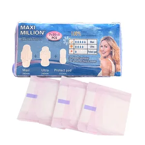 Soft Care Disposable Sanitary Pad Private Label Menstrual Super Absorbent Cheapest Sanitary Pads Export Latin America