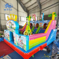 Chien de divertissement pour enfants gonflable commercial, saut d'air, château gonflable coulissant pour enfants, trampoline de parc gonflable