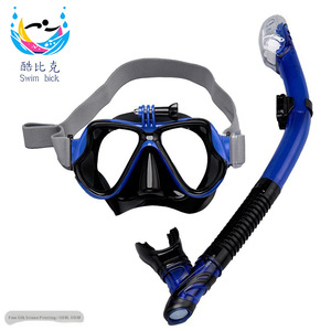 Máscara de buceo Swim Bick con snorkel de silicona ajustable, antivaho, visión clara para adultos, natación y buceo - Product Image 3