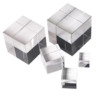 Cubo de Cristal Transparente K9, Bloque de Vidrio Óptico, Hecho a Mano, 60 mm, Grabado Láser, Logotipo Personalizado, Adorno de Mesa, Regalo, 1 Año de Garantía Posventa