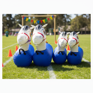 Airfun Cheval <span class=keywords><strong>de</strong></span> course <span class=keywords><strong>de</strong></span> <span class=keywords><strong>poney</strong></span> gonflable étanche à l'air/Cheval <span class=keywords><strong>poney</strong></span> gonflable pour enfants - Product Image 2