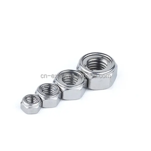 Écrou de blocage automobile DIN 980 nickelé classe 8, type <span class=keywords><strong>M</strong></span>, type à griffe, tout <span class=keywords><strong>m</strong></span>étal, type à couple, hexagonal - Product Image 5