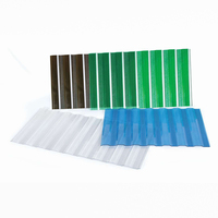 Plaques de toiture trapézoïdales en polycarbonate gaufré de qualité supérieure, durables, modernes, protection UV, écologiques, garantie 5 ans
