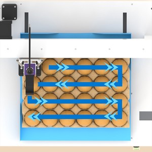 Imprimante à œufs automatique, machine d'impression à jet d'encre pour plateau à œufs, code <span class=keywords><strong>de</strong></span> lot, date, logo pour l'impression d'œufs <span class=keywords><strong>de</strong></span> <span class=keywords><strong>canard</strong></span> et <span class=keywords><strong>de</strong></span> pigeon - Product Image 4