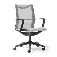 Chaise de bureau ergonomique à dossier et assise entièrement en maille, design simple, idéale pour les conférences – Meilleures ventes sur le marché américain