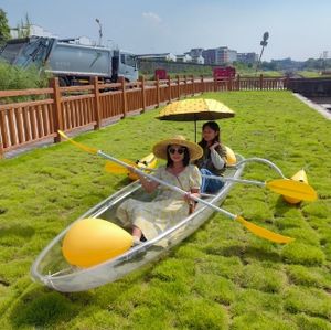 <span class=keywords><strong>Kayak</strong></span> de bote de remos transparente con asientos dobles transparentes más vendidos con accesorios profesionales - Product Image 3