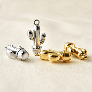 Pendentif Breloque 3D en Acier Inoxydable 316, Motif Nœud Cœur, Sac à Monnaie Captus et Phare, pour Accessoire DIY de Porte-clés, Collier et Bracelet - Product Image 2