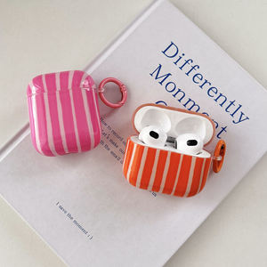 Modische Farbkollisions-Streifen Glänzende Hülle für Apple Airpods 3 Pro 2 Kabellose Kopfhörer-Abdeckung Ladebox für Airpods 4 Pro 3 - Product Image 3