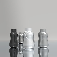 RTCO Nouvelle conception de flacon en forme de capsule pour le corps féminin, pour le collagène, la vitamine C, le calcium, emballage