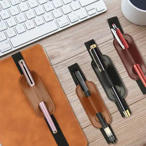 KS Cross-border spot notebook pen <b>clip</b> pen cover, single pack, portable pen <b>clip</b>, PU leather, flat capacitive pen cover - Product Image 1