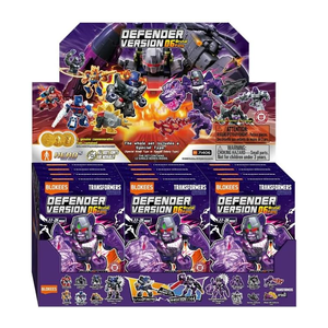 BLOKEES Transformers Defender Version DV06 Brutal Fang Action Figure Model Kit Assembly Toy <b>Robots</b> Ages 8+ Blind Box - Product Image 1