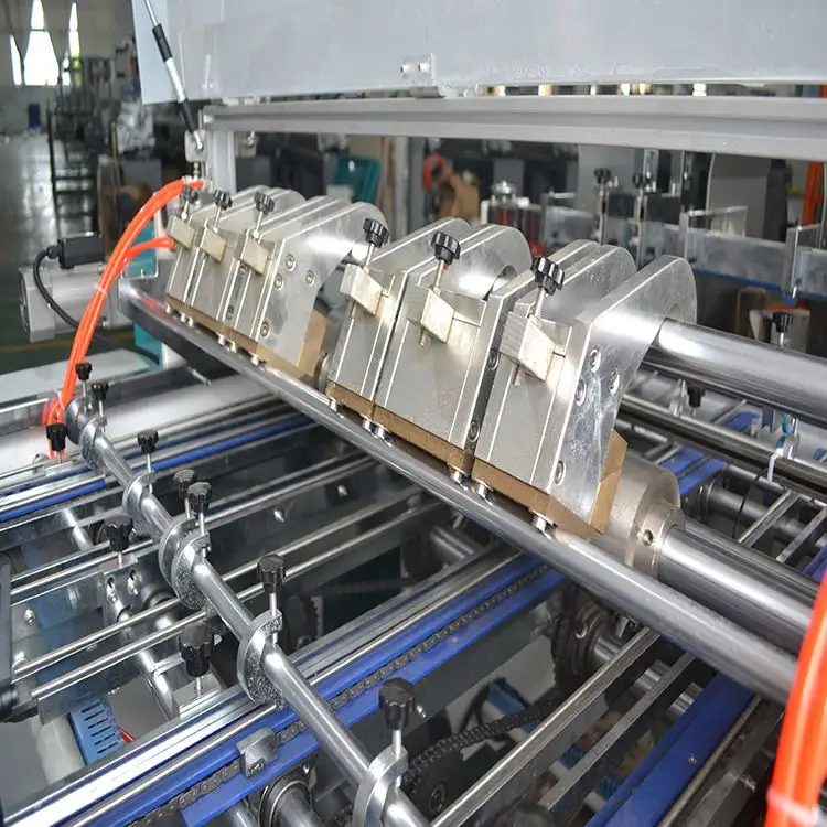 Hongshuo HS-HBJ-1200 alta velocidade completa automática descartável papel lancheira que faz a máquina