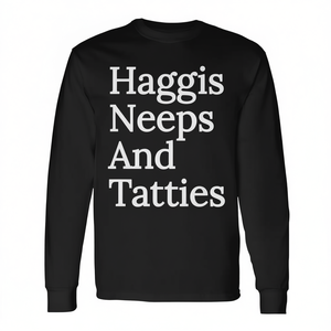 Haggis neeps and tatties เสื้อยืดแขนยาวสก๊อต - Product Image 2