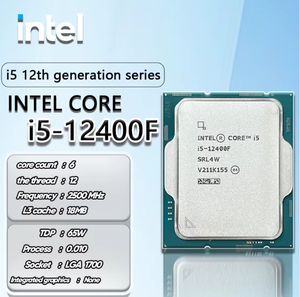 Procesador de Escritorio Intel <span class=keywords><strong>Core</strong></span> <span class=keywords><strong>I5</strong></span>-12400f (tray, 6 núcleos 12 hilos, Arquitectura Alder Lake-s, 2.5/4.4GHz, 65W) - Product Image 2