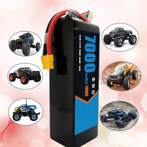<span class=keywords><strong>Batterie</strong></span> Lipo <span class=keywords><strong>6S</strong></span> 22.2V 100C 7000mAh avec prise XT60 pour Buggy, Truggy, Voiture Tout-Terrain, Bateau, Camion, Avion, UAV de Course 1/8 902025 102040 - Product Image 5