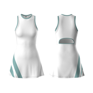 Personalizado Mujeres Color sólido Atlético Transpirable Secado rápido Tenis Jersey Pickleball Vestido Faldas Skorts - Product Image 1