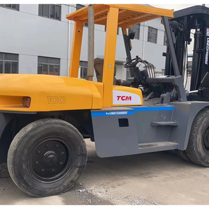 Montacargas Diésel TCM Original de Japón de Alta Calidad, 10 Toneladas, Modelo FD100, para Trabajo Pesado en Almacenes, Puertos y Construcción - Product Image 1