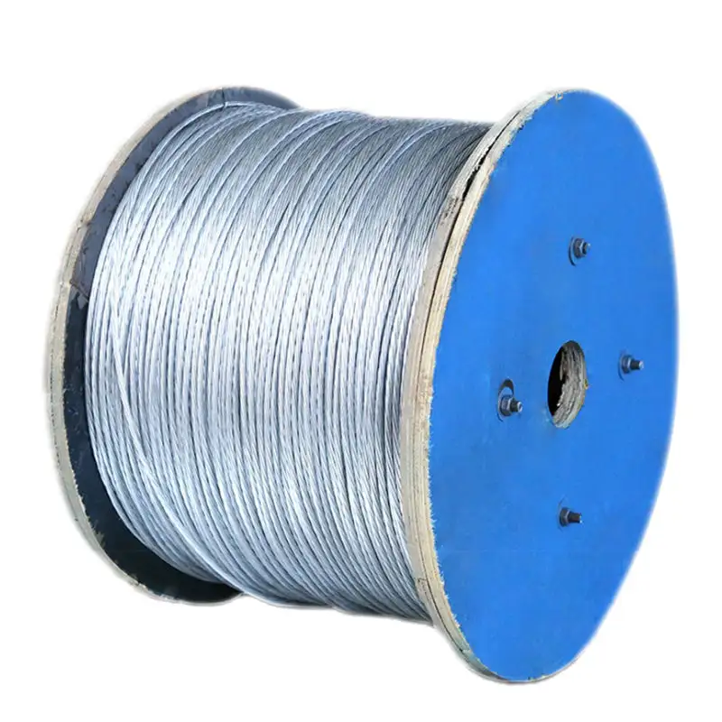 Hot-dip galvanized steel strand high carbon hot dip galvanized steel wire rope price