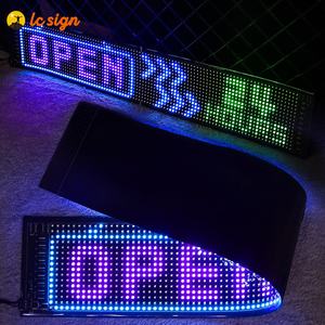 APP Control <span class=keywords><strong>LED</strong></span> Pantalla flexible Texto personalizado Pantalla <span class=keywords><strong>LED</strong></span> Matriz de píxeles Panel inteligente - Product Image 1