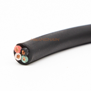 電気フレキシブルゴム製AC電源コードSJOOWケーブル4コア16AWG - Product Image 3