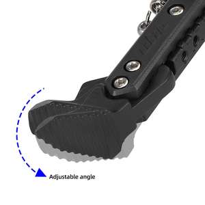 Ulip Black <b>Adjustable</b> Short Kickstand with Side Beveled Mounting Holes Electric Scooter 13.6 CM Foot Support <b>Footrest</b> Parking - Product Image 5
