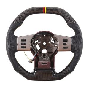 <span class=keywords><strong>พวงมาลัย</strong></span>กีฬา 3 ก้าน ทำจากคาร์บอนไฟเบอร์น้ำหนักเบา หุ้มหนัง สำหรับ <span class=keywords><strong>Nissan</strong></span> GT-R R35 2007-2024 Q50/QX50 X3 ไม่มีปุ่ม สำหรับสนามแข่ง - Product Image 3