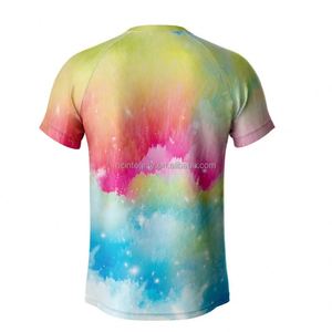 Camisetas Deportivas de Poliéster Ecológicas para Hombre, Corte Regular, Impresión Personalizada OEM, Secado Rápido, Serigrafía, Camiseta para Correr, Maratón - Product Image 6