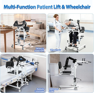 Chaise de transfert <span class=keywords><strong>pour</strong></span> patient, hydraulique, réglable en hauteur, <span class=keywords><strong>pour</strong></span> maison de retraite, <span class=keywords><strong>personnes</strong></span> alitées, <span class=keywords><strong>aide</strong></span> <span class=keywords><strong>à</strong></span> la mobilité <span class=keywords><strong>pour</strong></span> la salle de bain, Mateside - Product Image 5