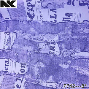 P742 अंग्रेजी डेनिम कपड़ा पु कृत्रिम चमड़े के बैग के लिए प्रयोग किया जाता है, हैंडबैग, बेल्ट और जूता सामग्री - Product Image 4