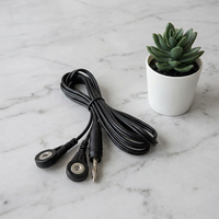 Connecteur Cylindrique Banane en Cuivre Personnalisé 4,0 mm vers Connecteur Câble Femelle à Clip avec Gaine PVC IP40