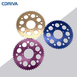 Piñón de Motor Cdriva de Acero Inoxidable Anodizado, de Aluminio, 54T 48T 428, para Bicicleta Eléctrica, Piezas de Scooter Eléctrico de Acero - Product Image 1