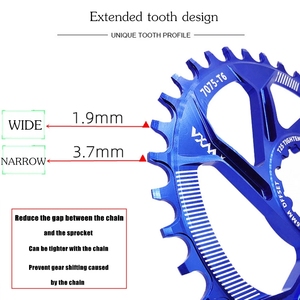 VXM Al 7075 pour pédalier de vélo BMX Cruiser 32-38T, plateau étroit large pour XX1 <span class=keywords><strong>XO1</strong></span> X1 GX XO X9, pièces de VTT - Product Image 6