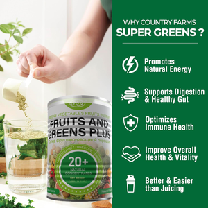 369 Yeekong Fruit & Greens Plus Polvo para adultos que proporciona energía - Product Image 4