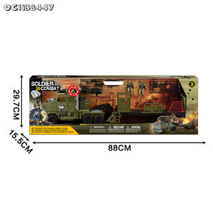 ชุดของเล่น<span class=keywords><strong>ทหาร</strong></span>กองทัพเล็กสุดเจ๋งชุดของเล่นทหารสีเขียวสำหรับเด็กผู้ชายอุปกรณ์รถบรรทุกของเล่นชุดแรงเสียดทานสำหรับ<span class=keywords><strong>เกม</strong></span>สวมบทบาท - Product Image 6