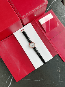 Montre mécanique automatique élégante et tendance, bracelet en cuir de vache à motif crocodile noir brillant, cadran radial gravé - Product Image 6