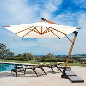 Columna central de un solo punto Sombrilla de <span class=keywords><strong>patio</strong></span> y base Sombrilla de <span class=keywords><strong>patio</strong></span> con luces Sombrilla de sol Luz LED <span class=keywords><strong>Patio</strong></span> Sombrilla grande - Product Image 1