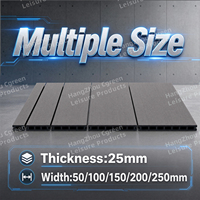 Kits de terrasses en WPC, combinaisons personnalisables, imperméables, en composite bois-plastique pour patio, jardin et bord de piscine
