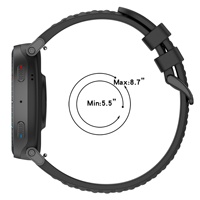 Bracelet en silicone officiel pour Huami Active Max, design en maille avec boucle à ardillon