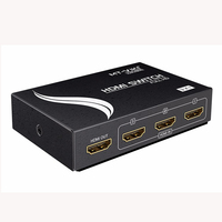 Conmutador HDMI 4K 30HZ 3 en 1 Salida, Conmutador HDMI MT-VIKI 3x1 con Control Remoto IR