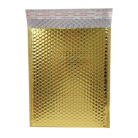 Enveloppes à bulles brillantes or et argent, personnalisables avec autocollant, auto-adhésives, anti-choc, pour petits colis